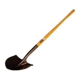 Wooden Handle Pointed Shovel